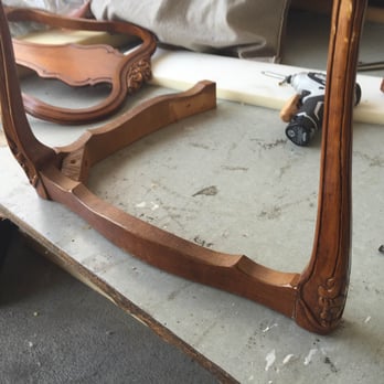 Elegant Design Interiors - The process of restrengthening my 100+ year old antique chairs from my grandparents. - Fabric Stores Near Me - Burbank, California