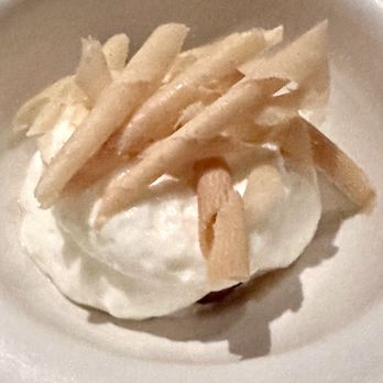 Kato - Boba. Chewy pearls hidden under boniato (white sweet potato) mousse and shaved cheese curls. - Taiwanese Near Me - Los Angeles, California Kato - Boba. Chewy pearls hidden under boniato (white sweet potato) mousse and shaved cheese curls. - Taiwanese Near Me - Los Angeles, California
