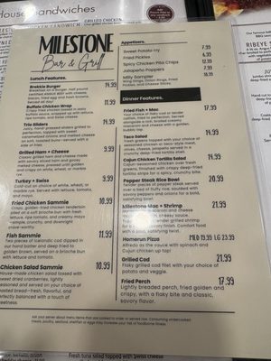 Menu photo 2 Milestone Grill Warren, MI