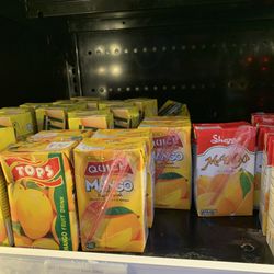 Gogo Mart Grocery - A few mango drink options, Wednesday 27 August 2025.
