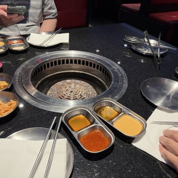 Iron Age Korean Steakhouse - Getting ready AYCE! - Korean Near Me - Rego Park, New York Iron Age Korean Steakhouse - Getting ready AYCE! - Korean Near Me - Rego Park, New York
