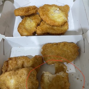 McDonald's - Half-eaten McNugget - Fast Food Near Me - Chino Hills, California McDonald's - Half-eaten McNugget - Fast Food Near Me - Chino Hills, California