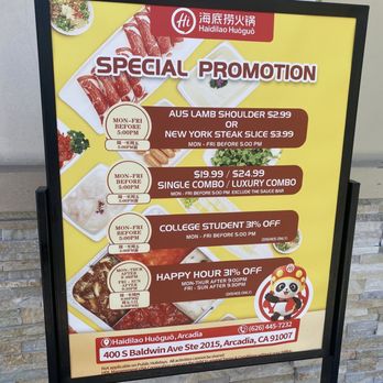Haidilao Hotpot - Special Promotion Deals - Chinese Near Me - Arcadia, California Haidilao Hotpot - Special Promotion Deals - Chinese Near Me - Arcadia, California