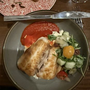Sorella's - Roasted Halibut - Italian Near Me - Virginia Beach, Virginia