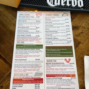 Taco Chela - Menu - Mexican Near Me - Nashville, Tennessee