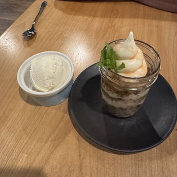 The Cookery - Carrot cake parfait with extra cream cheese ice cream - Seafood Near Me - Seward, Alaska