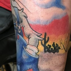 Taggurrs Tattoos - Trucker rabbit by Brent