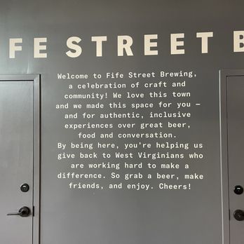 Fife Street Brewing - Bathrooms - Brewpubs Near Me - Charleston, West Virginia