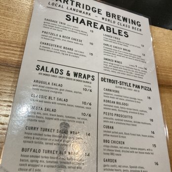 Cartridge Brewing - Menu 6/2021 - Breweries Near Me - Maineville, Ohio Cartridge Brewing - Menu 6/2021 - Breweries Near Me - Maineville, Ohio