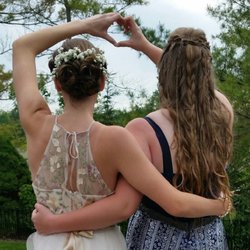Creative Images - Dalene did both girls' hair
