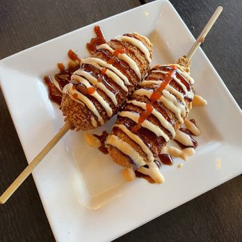 BeeCh, please - Meatless Korean corn dogs. - Korean Near Me - Cathedral City, California