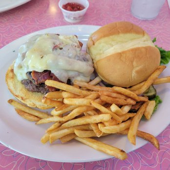 Eagle Diner - Cowboy burger, OMG, this is gonna hurt!.  The best burger ever! Grilled onions-mushrooms bacon and Swiss.   A OMG burger! - Diners Near Me - Eagle, Colorado