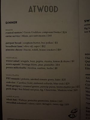 Menu photo 4 Atwood Oyster House Cincinnati, OH Menu photo 4 Atwood Oyster House Cincinnati, OH