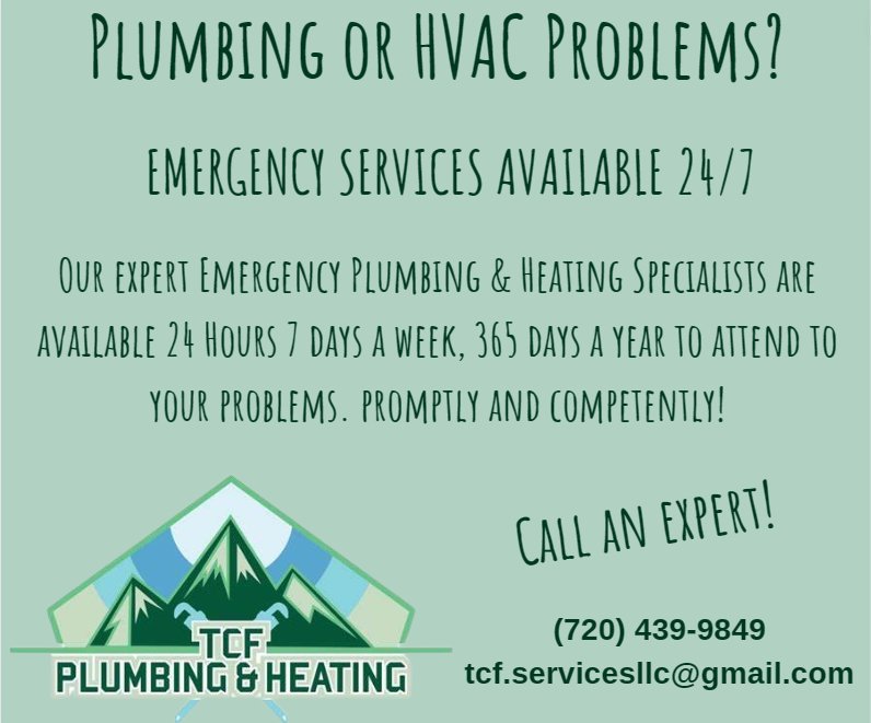 Slide of TCF Emergency Plumbing & Heating