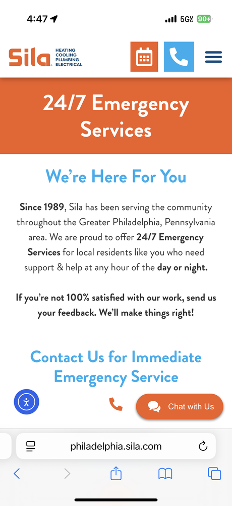 Slide of Sila Heating, Air Conditioning & Plumbing