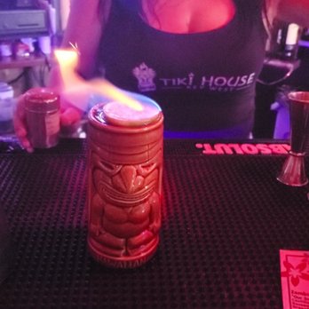 Tiki House - Zombie drink gets lit on fire - Tiki Bars Near Me - Key West, Florida Tiki House - Zombie drink gets lit on fire - Tiki Bars Near Me - Key West, Florida