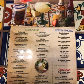 Rancho de Tia Rosa - Drink menu - Mexican Near Me - Mesa, Arizona
