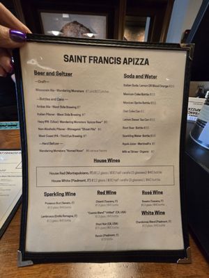 Menu photo 2 St. Francis Apizza - Oakley Cincinnati, OH Menu photo 2 St. Francis Apizza - Oakley Cincinnati, OH