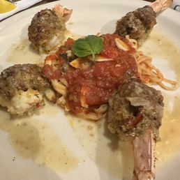 Stuffed shrimp with Picchi pasta! Delicious! Stuffed shrimp with Picchi pasta! Delicious!