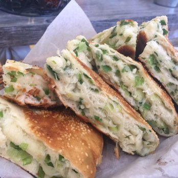 Ahgoo's Kitchen - Their famous onion pancakes - Chinese Near Me - Temple City, California