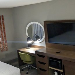Work area with TV Work area with TV