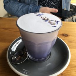 The butterfly latte The butterfly latte