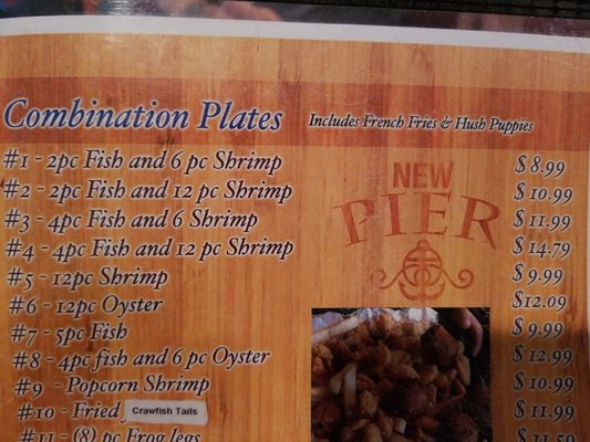 Menu photo 1 New Pier White Oak, TX Menu photo 1 New Pier White Oak, TX