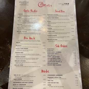OMELI Kitchen - Menu - Vietnamese Near Me - Fullerton, California