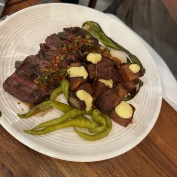 Saint & Second - Flat iron steak - New American Near Me - Long Beach, California Saint & Second - Flat iron steak - New American Near Me - Long Beach, California
