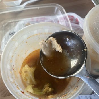 Thai Lotus - Found chicken piece in the vegetarian Tom yum - Thai Near Me - Reno, Nevada Thai Lotus - Found chicken piece in the vegetarian Tom yum - Thai Near Me - Reno, Nevada