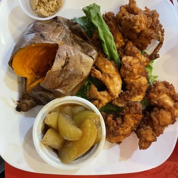 Elvira's Cafe - Fresh Fried Chicken Tenders, Fried Apples, Baked Sweet Potato - American Near Me - Sevierville, Tennessee Elvira's Cafe - Fresh Fried Chicken Tenders, Fried Apples, Baked Sweet Potato - American Near Me - Sevierville, Tennessee