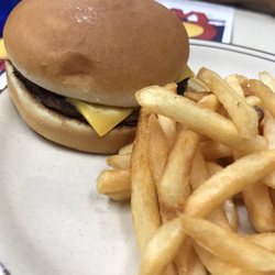George Webb Restaurant - Hamburger & Fries, classic combo!