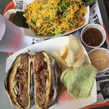 Fikscue Craft BBQ - Brisket sandwich and macaroni - Barbeque Near Me - Alameda, California