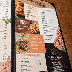 The Little Tavern Pizza Project - Pizza menu Jan 2025