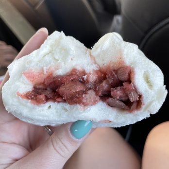 ABC Bakery - Inside bbq pork steamed bao bun - Bakeries Near Me - Sacramento, California