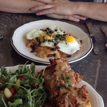 101 Craft Kitchen - Fried chicken and biscuit (front) and southwest cornbread chorizo - Gastropubs Near Me - Gahanna, Ohio 101 Craft Kitchen - Fried chicken and biscuit (front) and southwest cornbread chorizo - Gastropubs Near Me - Gahanna, Ohio