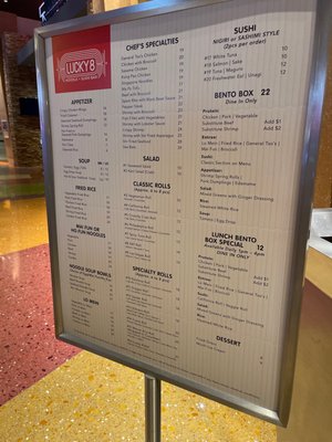 Menu photo 1 Lucky 8 Noodle + Sushi Bar Mount Pocono, PA Menu photo 1 Lucky 8 Noodle + Sushi Bar Mount Pocono, PA