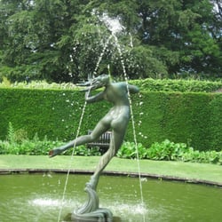 Greenbank Garden - "Foam" the water nymph water feature at Greenbank