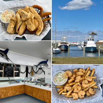O'Neal's Sea Harvest - Shrimp and fish baskets. Delicious - Seafood Markets Near Me - Wanchese, North Carolina