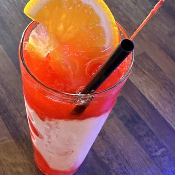 BB's Tex-Orleans - Hurricane with 3 different rums and fruit garnishes - Cajun/Creole Near Me - Houston, Texas BB's Tex-Orleans - Hurricane with 3 different rums and fruit garnishes - Cajun/Creole Near Me - Houston, Texas