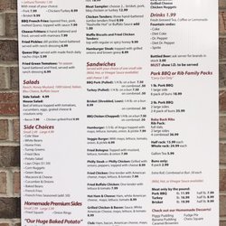 The Bar-B-Que Place - The Menu
