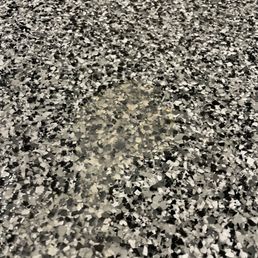 Epoxy garage floor