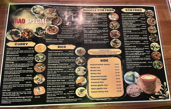 Menu photo 2 Rao Thai Eatery Elk Grove, CA Menu photo 2 Rao Thai Eatery Elk Grove, CA