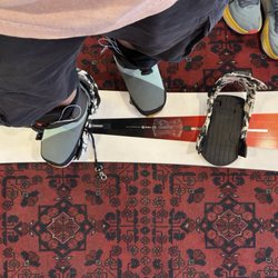 Burton Flagship -- Santa Monica - Heat molded my new boots & customized my new bindings.
