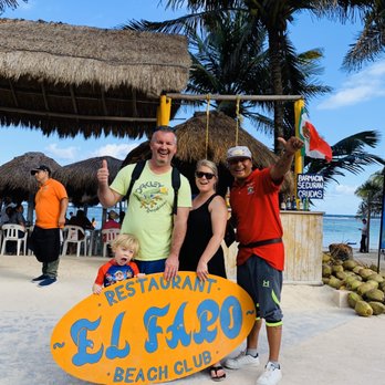El Faro - Great fun with our waiter Edwin. - Mexican Near Me - Mahahual, ROO El Faro - Great fun with our waiter Edwin. - Mexican Near Me - Mahahual, ROO