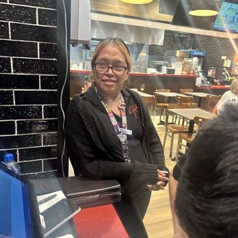 Guy Fieri's Kitchen+Bar Express - This is the  disgusting employee who mocked me and smiled while I waited for her coworker to provide me with the manager's information. - New American Near Me - Burbank, California