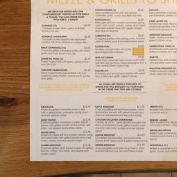 Menu Menu