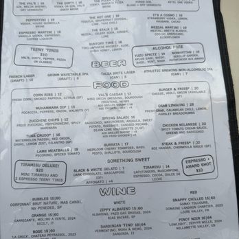 Bar Valentina - Menu May 2026 - Bars Near Me - New York, New York Bar Valentina - Menu May 2026 - Bars Near Me - New York, New York