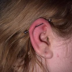 Sailor’s Moon Tattoo - Industrial piercing