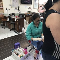 Spa #1 Nails - This lady told me I wasn't allowed to use the massage chair.